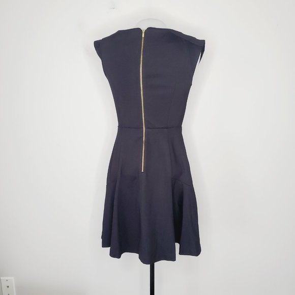 BANANA REPUBLIC Black Fit & Flare Classic Dress - Picture 4 of 10